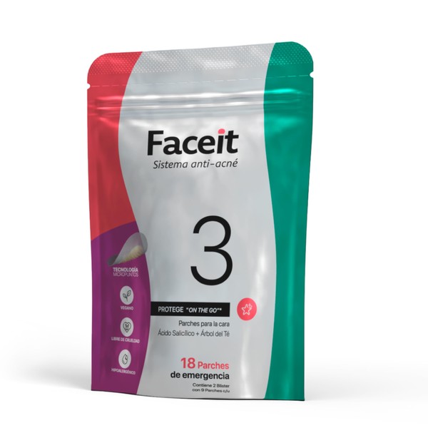 FACEIT Parches para el acné con Micropuntos Ideales para proteger
