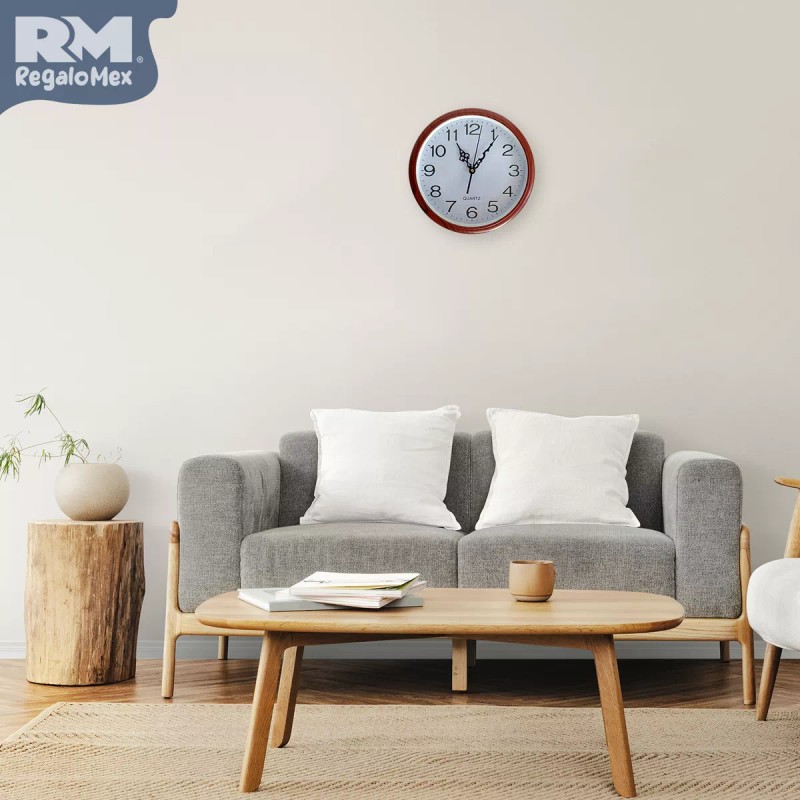 Rm Regalomex Reloj De Pared Diseño Clásico Con Cuarzo
