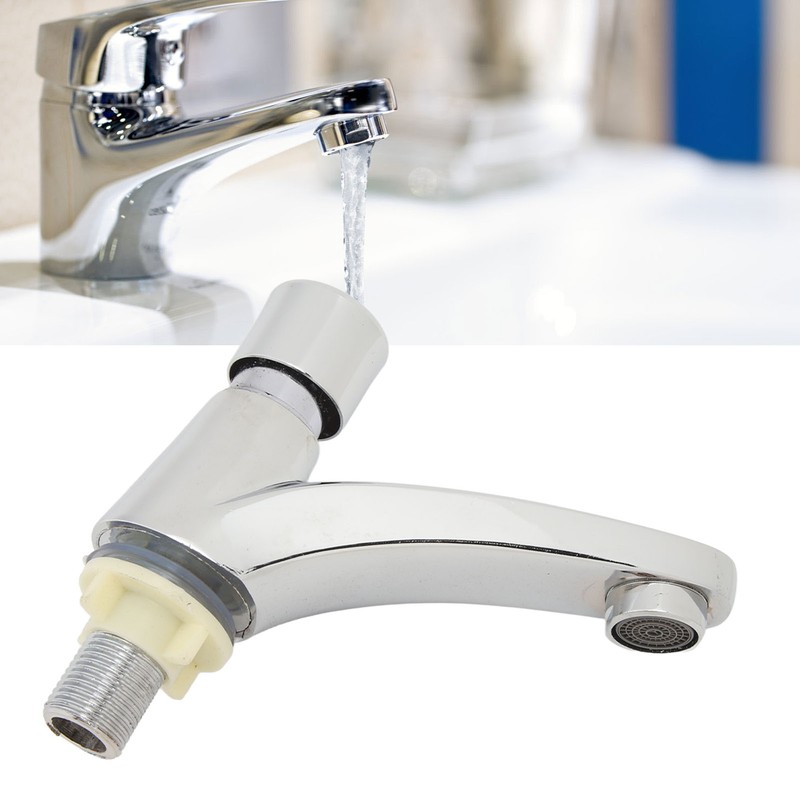 Time Delay Faucet Basin Tap Water Saving Self Closing Push