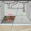 Jacooxi Under Sink Mat 37 x 22 for Kitchen Waterproof,