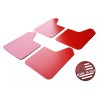 StreetRays [Originals] [SR] STARTER Mud Flaps Set RED with Custom