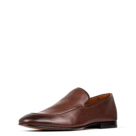 Donald Pliner Men's Tristan Pebbled Calf Loafer, Saddle, 10