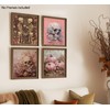 Pink Halloween Gothic Skull Wall Decor, 8x10 Set of 4