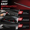 XQSMWF Front Passenger Right Side Chrome Fender Garnish Molding Trim
