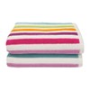 Allure Cali Multi Striped Bath Towels Pack of 2 70