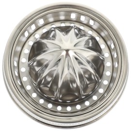 Zerodeko Canning Jar Lids Mason Jar Juicer Lid, Stainless Steel Glass Bottle Cap Hand Pressure Citrus Reamer Wide Mouth Mason Jar Lids Home Accessories