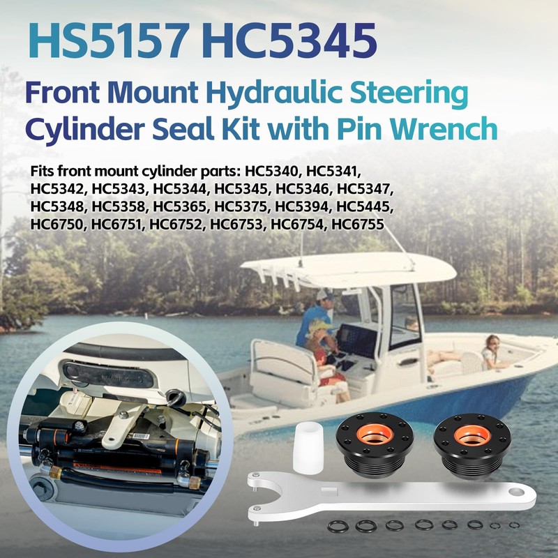 HC5345 Seal Kit for SeaStar Hydraulic Steering Cylinder Seal Kit