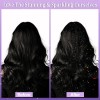 Yosca Body Glitter Spray, 3Pcs Holographic Silver Travel Shiny Glitter