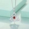STARCHENIE Celtic Knot Necklace for Women 925 Sterling Silver Trinity
