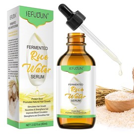 Sefudun Rice Water Serum for skin moisturizing, tightening and revitalizing, Day and Night use, Quick absorption 60ml Skincare Comfort - Specification: Sefudun Rice Water Serum*2