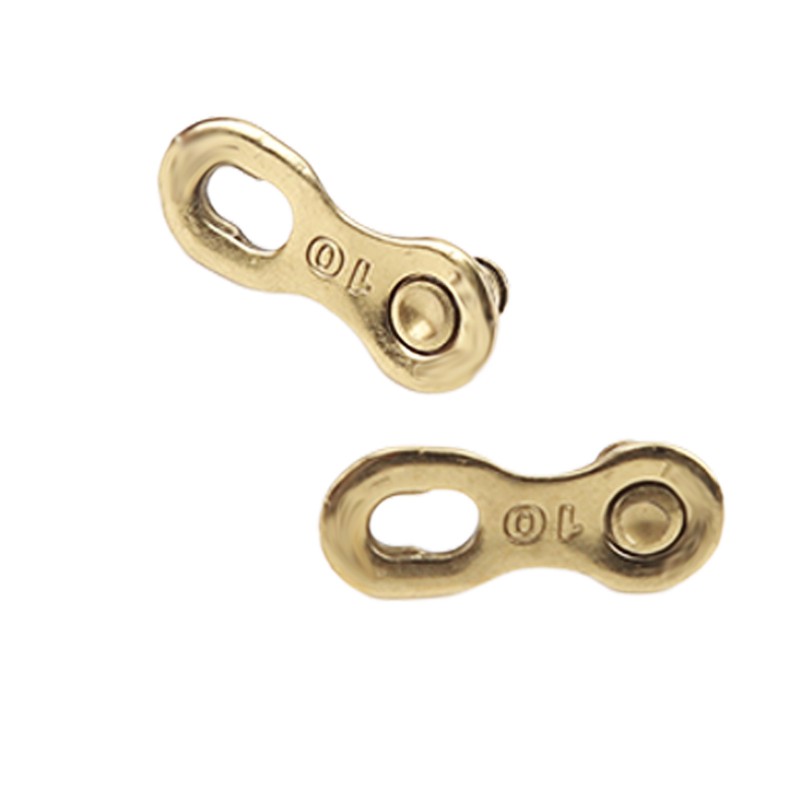 Gold 10 Speed Bike Chain Half Hollow Lightweight Bicycle Chain