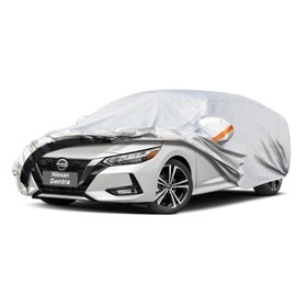GUNHYI 6 Layer Car Cover Custom Fit Nissan Sentra (2000-2024) Waterproof All Weather, Heavy Duty Outdoor Snow Sun Rain Uv Protection (Ships from US Warehouse, Delivery 3-8 Days)