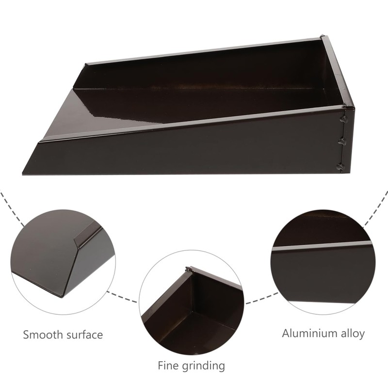 Housoutil Gutter Downspout Splash Block, Aluminum Alloy Downspout Diverter, Splash