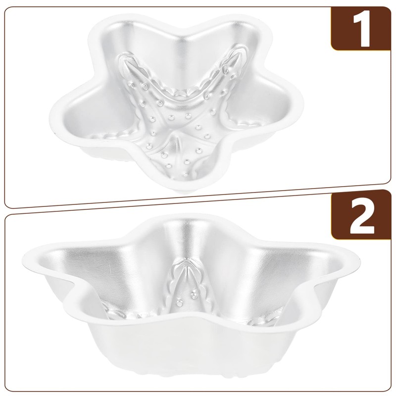 Ciieeo Model Shaped Mold Pudding Moulds Mini Baking Moulds Dessert