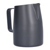400ml Black PTFE Oblique Mouth Milk Frothing Jug 304 Stainless
