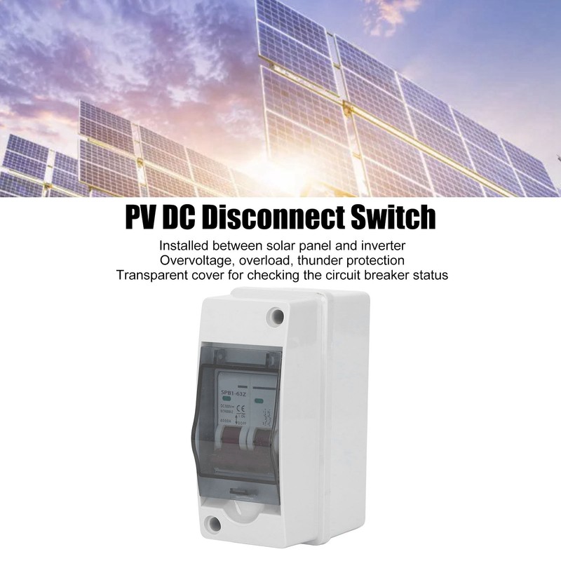 Solar PV Disconnect Switch with IP65 Waterproof Distribution Box Mini