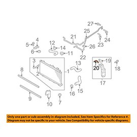 Subaru Coolant Tank Hose - 45162AG02B