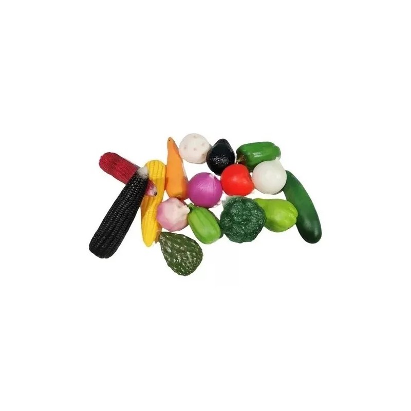 Didakta Frutas Y Verduras De Plástico Kit De 40 Miniaturas