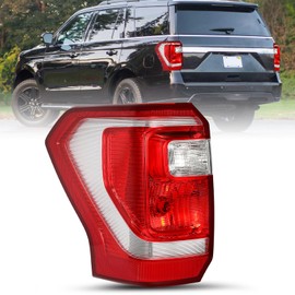 SOCKIR Halogen Tail Light Assembly Fit for Ford Expedition 2018 2019 2020 2021 Taillight Left Driver Side Brake Lamp With Bulbs