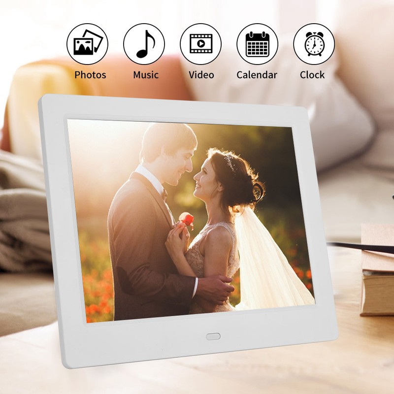 8 Inch 16:9 800*600 HD Digital Photo Album Frame Video