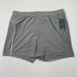 VRST Men's Accelreate Shorts Size 2XL Silver Gray 7" Inseam Mesh Liner Training