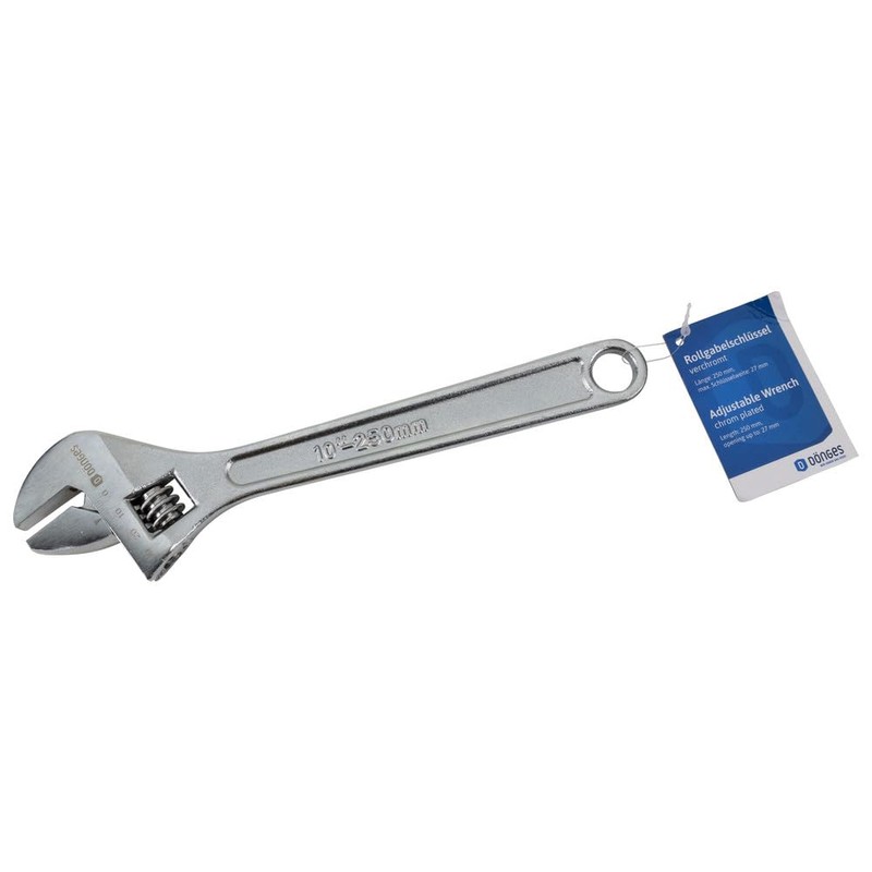 Dönges Adjustable Spanner Chrome Plated 300 mm Jaw Width 33
