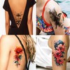 6 Sheets Temporary Dragonfly Tattoo Dragonfly Tattoo Butterfly Tattoo AI