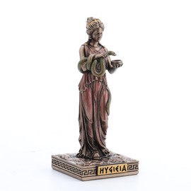 Veronese Design Hygieia Greek Goddess of Health Resin Hand Painted Miniature Figurine