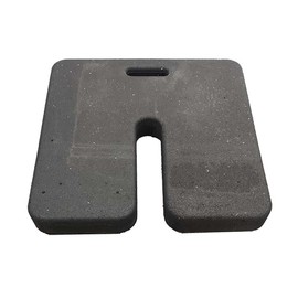 Plasticade Pipe and Drape Recycled Rubber Base Weight (30 lbs.) for Backdrop Stand, Outdoor Canopy and Tradeshow Tents - Durable Rubber Construction, Made in The USA