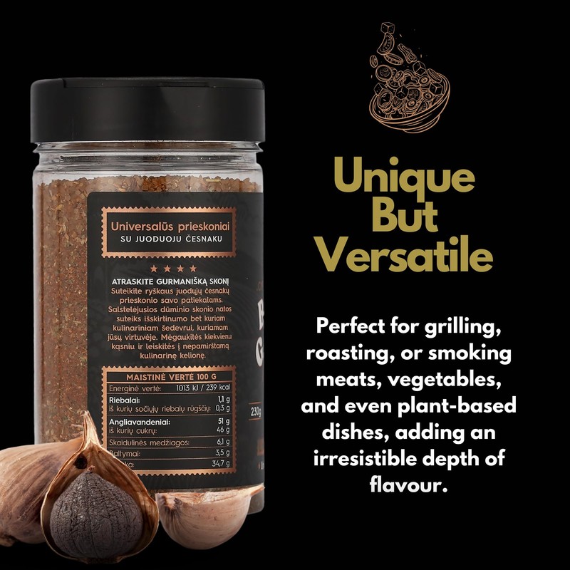Premium Black Garlic BBQ Rub – Limited Edition Universal Seasoning