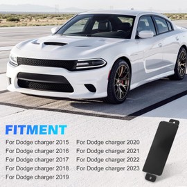 Steel Neutral Cover Plate for 2015-2023 Dodge Charger SRT Hellcat Redeye, Scatpack 392, Daytona, Hemi, with Screws