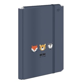 Interdruk - A4 File Box for Children - Rigid Folder with Elastic Strap - Collector's Box with Elastic Band - BB Friends Boys