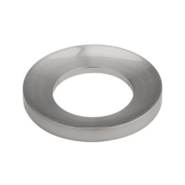 Midanya Bathroom Vessel Sink Mounting Ring - Solid Brass Base and Gasket for Glass Sink, Brushed Nickel