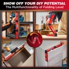 Saker Multi-function Foldable Level, 24-Inch Leveler Tool,Gifts for Men,Multi-Angle Measurement