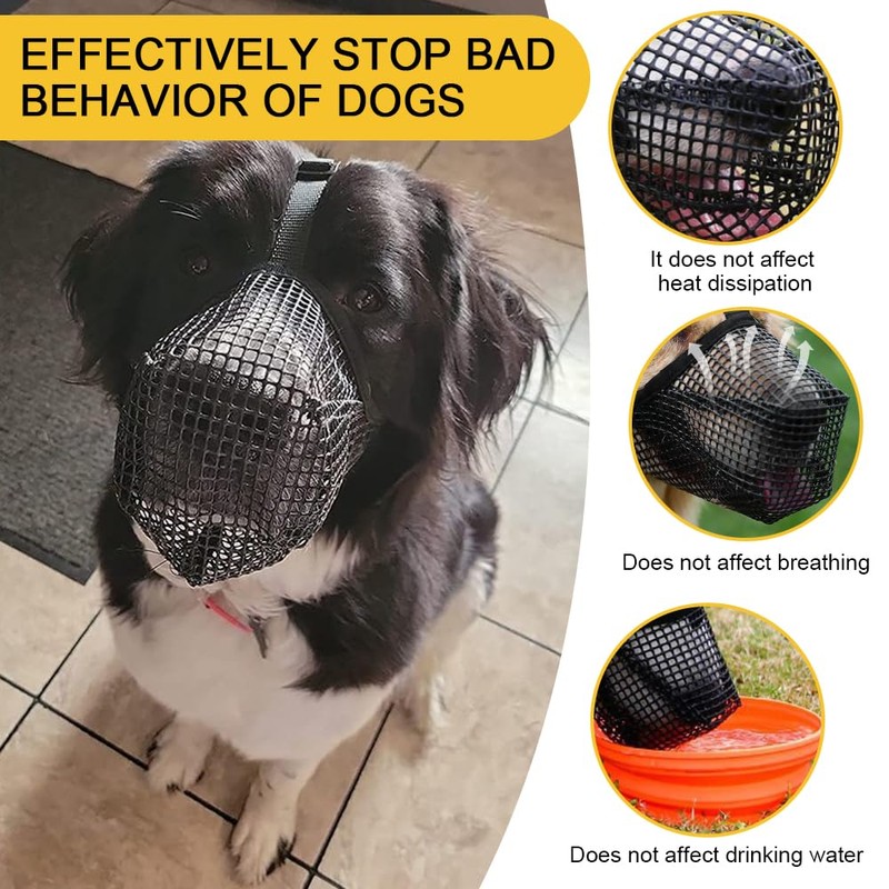 YZROHYI German Shepherd Dog Muzzle, Large, Hunter Muzzles for Small
