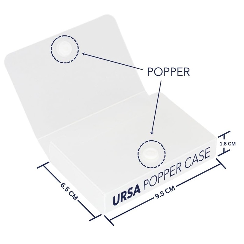 URSA Popper Case – Clear Storage Case for Lav Mics,