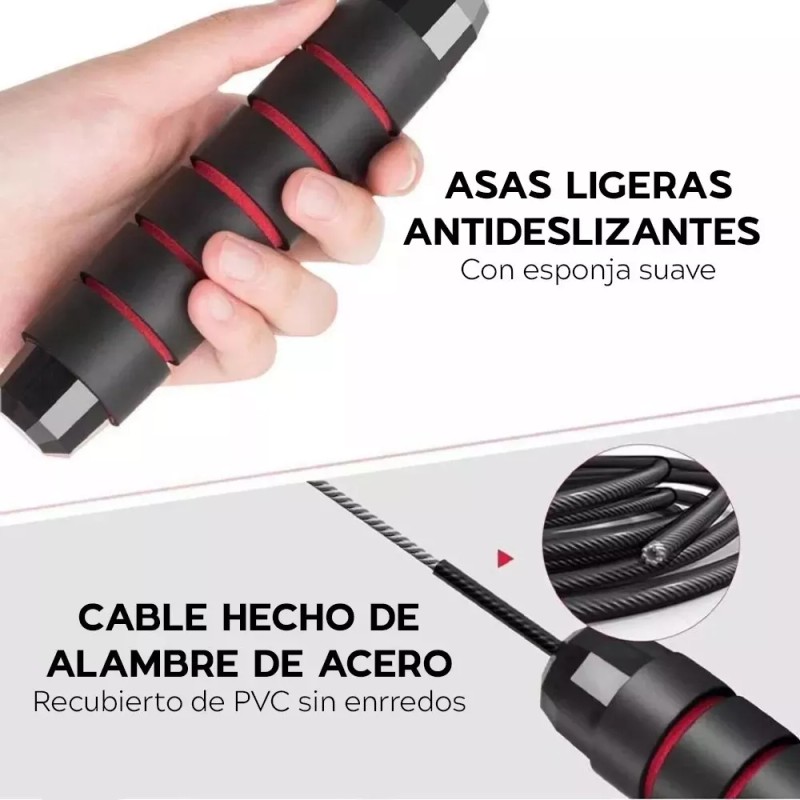 Maíz 5 Pzs Cuerda Saltar Ajustable Antideslizante Ejercicio Gym