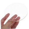 CIYODO 5pcs Transparent Acrylic Circles Smooth Edge Acrylic Discs for