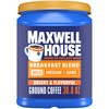 Maxwell House Breakfast Blend Mild Roast Ground Coffee, 38.8 oz
