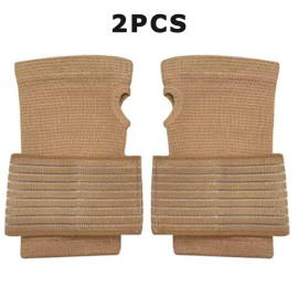 Unbranded 2x Premium Adjustable Wrist Brace,Compress - Complexion