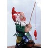 Frankenland Design Garden Gnome as Fisherman, Approx. 29 cm High,