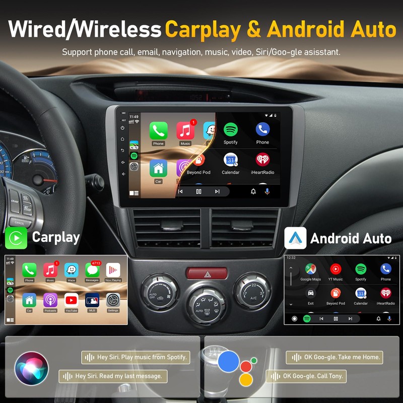 Android 11 Car Radio for Subaru Forester Impreza WRX 2008