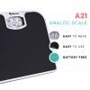 Adamsone 아담슨 A21 아날로그 체중계 - 최대 300파운드 신규 미끄럼