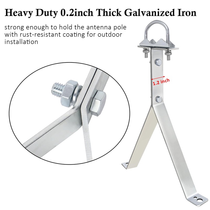 XRDS-RF Antenna Wall Mount 12 Inch Heavy-Duty Stand Off Wall