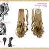 Wiwigs ® Wrap Around Clip In Pony Curly Dark Brown