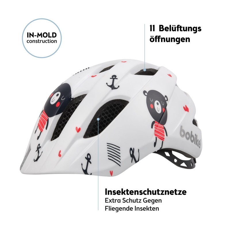 Bobike Unisex Youth Kids Plus XS/S Helmet Teddy Bear