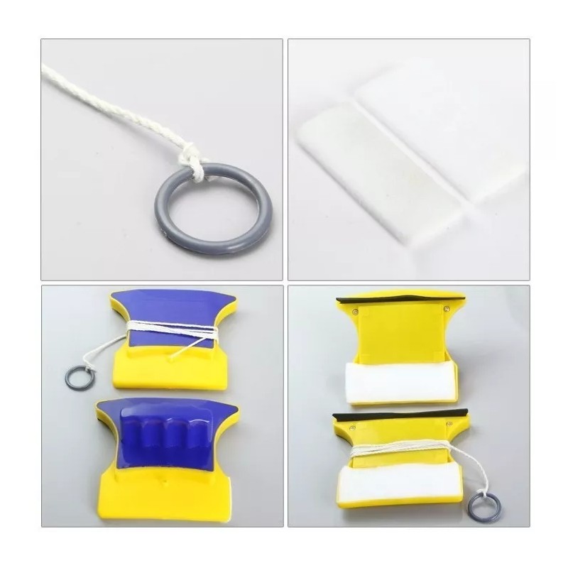 TechMel Limpiador Magnetico Para Vidrios Limpieza Mas Rapida Y Facil