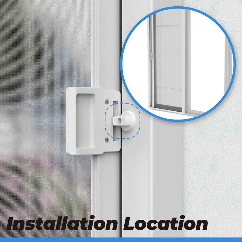 2 Pack Replacement Andersen Screen Door Latch Compatible with Andersen