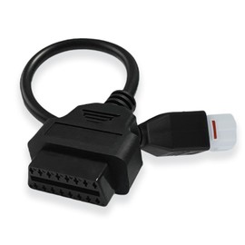 PARANNIC OBD2 Adapter Cable 4 Pin for Ya-Maha Motorcycle, 4 Pin to 16 Pin Connector, Fit for Ya-Maha Bike, Compatible with ELM327 and other Scanner and Diagnostic Tool