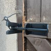Door Latch - Self-Locking Gate Latch for Outdoor Fence, Black